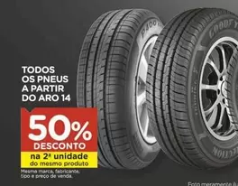 Oferta de Aro - Todos Os Pneus A Partir Do  14 em Carrefour