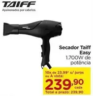 Oferta de Taiff - Secador Easy por R$239,9 em Carrefour