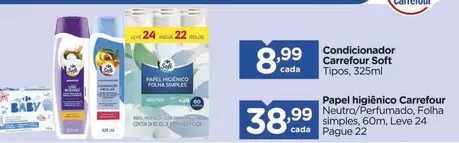 Oferta de Carrefour - Condicionador Soft por R$8,99 em Carrefour