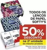 Oferta de Softy´s - Todos Os Lencos De Papel em Carrefour