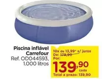 Oferta de Carrefour - Piscina Inflável por R$139,9 em Carrefour