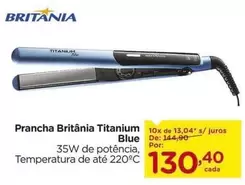 Oferta de Britânia - Prancha  Titanium Blue por R$130,4 em Carrefour