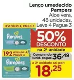 Oferta de Pampers - Lenço Umedecido por R$36,49 em Carrefour