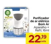 Oferta de Bom Ar -  Purificador De Ar Elétrico por R$22,19 em Carrefour