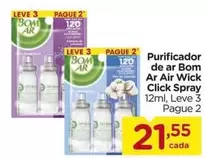 Oferta de Bom Ar - Purificador De Ar Air Wick por R$21,55 em Carrefour