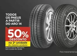 Oferta de Aro - Todos Os Pneus A Partir Do  14 em Carrefour