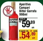 Oferta de Campari - Aperitivo Bitter Garrafa por R$59,89 em Max Atacadista