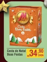 Oferta de Natal - Cesta De  Boas Festas por R$34,9 em Max Atacadista