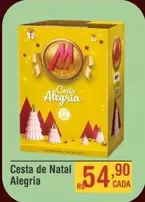 Oferta de De   - Cesta De Natal Alegria por R$54,9 em Max Atacadista