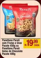 Oferta de Parati - Panettone  Com Frutas E Uvas por R$19,99 em Max Atacadista