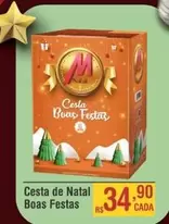 Oferta de Natal - Cesta De  Boas Festas por R$34,9 em Max Atacadista