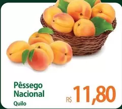 Oferta de Nacional - Pêssego Nacional por R$11,8 em Atacadão