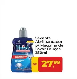 Oferta de Finish - Secante Abrilhantador P/ Maquina De Lavar Louças por R$27,99 em Tonin Superatacado