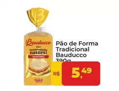 Oferta de Bauducco - Pão De Forma Tradicional por R$5,49 em Tonin Superatacado