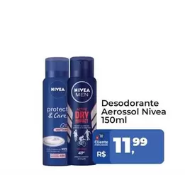 Oferta de Nivea - Desodorante Aerossol por R$11,99 em Tonin Superatacado