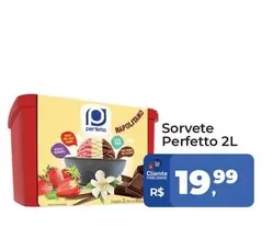 Oferta de Perfetto - Sorvete por R$19,99 em Tonin Superatacado