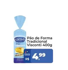 Oferta de Visconti - Pão De Forma Tradicional por R$4,99 em Tonin Superatacado