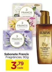 Oferta de Francis - Sabonete por R$3,79 em Carrefour