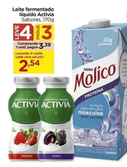 Oferta de Activia - Leite Fermentado Líquido por R$3,39 em Carrefour