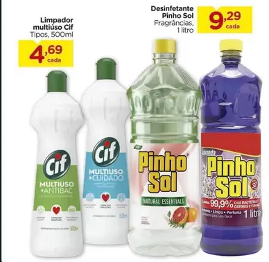 Oferta de Cif - Desinfatlante Multiuso por R$9,29 em Carrefour