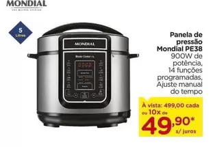 Oferta de Mondial - Panela De Pressão por R$49,9 em Carrefour