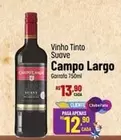 Oferta de Campo Largo - Vinho Tinto Suave por R$13,9 em Super Muffato