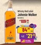 Oferta de Johnnie Walker - Whisky Red Label por R$109,9 em Super Muffato