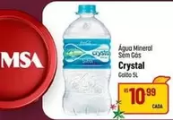 Oferta de Crystal - Agua Mineral Sem Gas por R$10,99 em Super Muffato