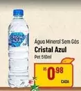 Oferta de Cristal - Água Mineral Sem Gás por R$0,98 em Super Muffato