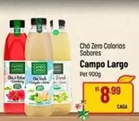 Oferta de Campo Largo - Chá Zero Colorias Sobores por R$8,99 em Super Muffato