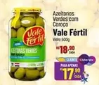 Oferta de Vale Fértil - Azeitonas Verdes Com Caroco por R$18,9 em Super Muffato