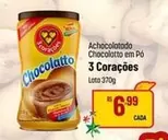 Oferta de 3 Corações - Achocolatado Chocolatto Em Pó por R$6,99 em Super Muffato