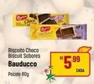 Oferta de Bauducco - Biscoito Choco Biscuit Sabores por R$5,99 em Super Muffato