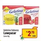 Oferta de Lowçucar - Gelatina Sabores por R$2,79 em Super Muffato