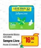 Oferta de Sempre Livre - Absorvente Básico Com Abas por R$16,9 em Super Muffato