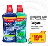 Oferta de Colgate - Enxaguante Bucal Plax Odor Control por R$19,99 em Super Muffato