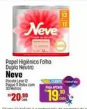 Oferta de Neve - Papel Higiênico Folha Dupla por R$20,9 em Super Muffato