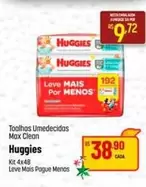 Oferta de Huggies - Toalhas Umedecidas Max Clean por R$38,9 em Super Muffato