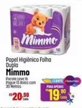 Oferta de Mimmo - Papel Higiênico Folha Dupla por R$20,9 em Super Muffato