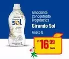 Oferta de Girando Sol - Amaciante Concentrado Fragrancias por R$16,99 em Super Muffato