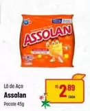 Oferta de Assolan - Là De Aço por R$2,89 em Super Muffato