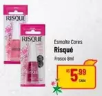 Oferta de Risqué - Esmalte Cores por R$5,99 em Super Muffato