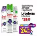 Oferta de Lysoform - Desinfetante Aerossol Fragrâncias por R$26,9 em Super Muffato