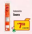 Oferta de Seara - Salaminho por R$7,59 em Super Muffato