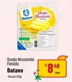 Oferta de Batavo - Queijo Mussarela Fatiado por R$8,49 em Super Muffato