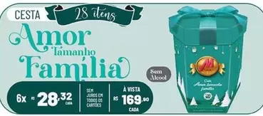 Oferta de Cesta 28 Vent 27 Amaro por R$169,8 em Super Muffato