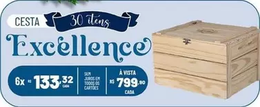 Oferta de M&M's - Cesta 30 Tecn Excellence por R$799 em Super Muffato