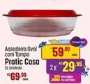 Oferta de Casa - Assadeira Oval Com Tampa Pratic por R$59,9 em Super Muffato