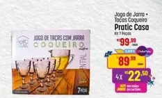 Oferta de Casa - Jogo De Jarra + Tocas Coqueiro Pratic por R$99,99 em Super Muffato