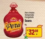 Oferta de Seara - Peru Inteiro Temperado Congelado por R$32,98 em Super Muffato